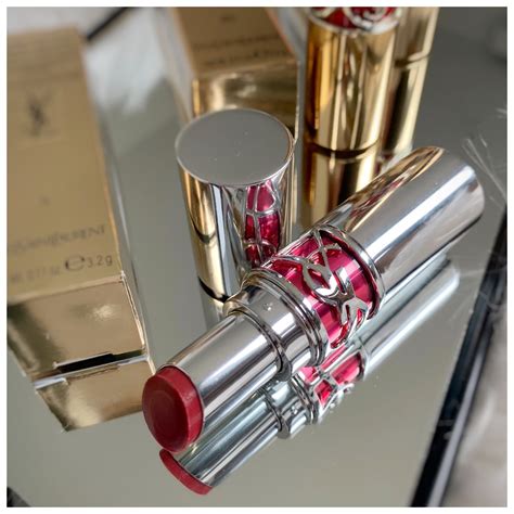 ysl lipstick rouge volupte|Rouge Volupte Candy Glaze Lip Gloss Stick Holiday Collector.